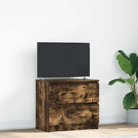 Zamów dziś Szafka RTV Dąb wędzony 60x35x54 cm Drewno klejone Lumarko! Lumarko! - Hurtownia wielobranżowa Lumarko